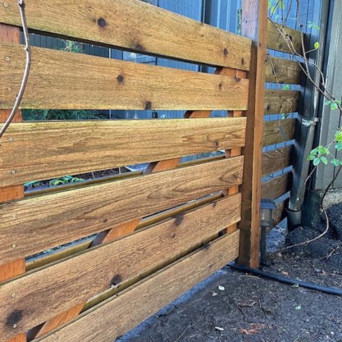 fence pressure washing