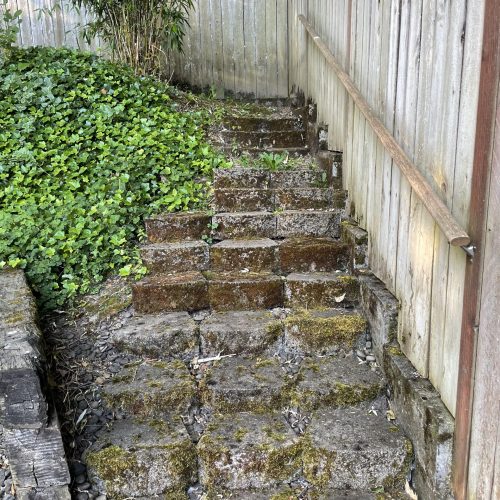 backyard happy valley before