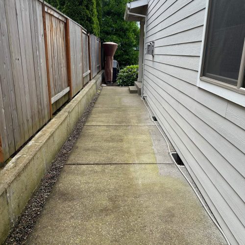 power washing services tualatin side before