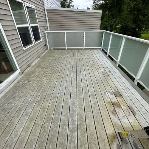 Deck Pressure Washing
