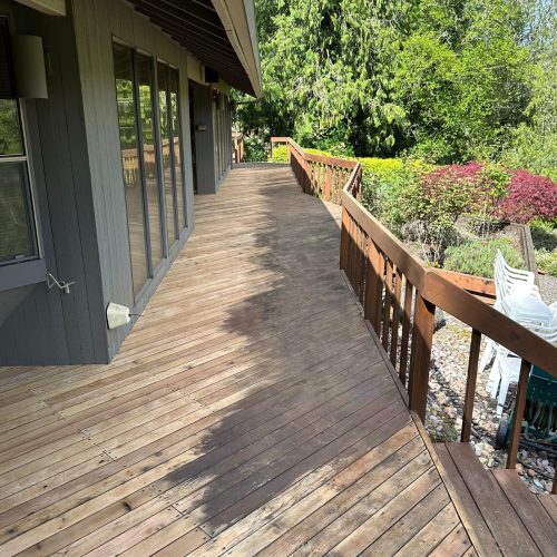 Deck Pressure Washing