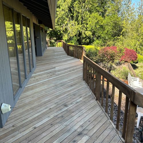 Deck Pressure Washing