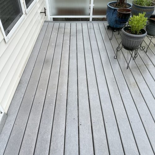 yacolt wa pressure washing deck after